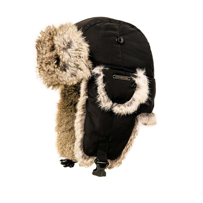 Taslan Rabbit Fur Aviator Hat