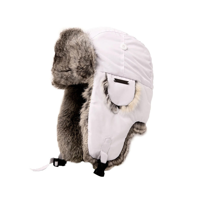 Taslan Rabbit Fur Aviator Hat