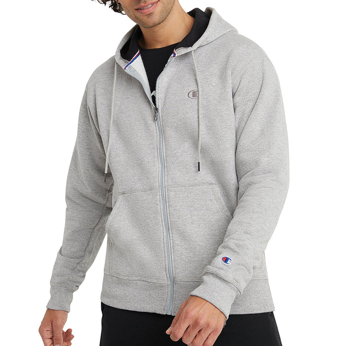 Men's Champion Small Logo Zip Hoody