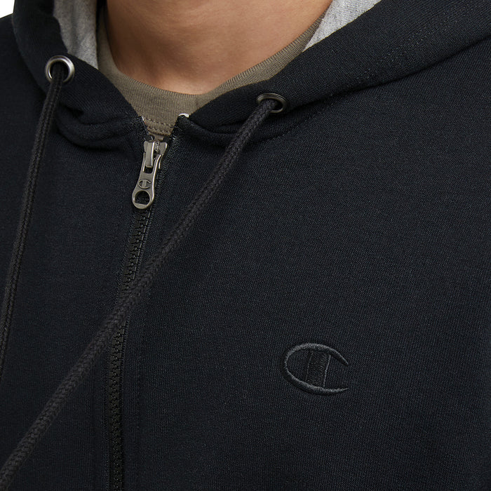 Men's Champion Small Logo Zip Hoody