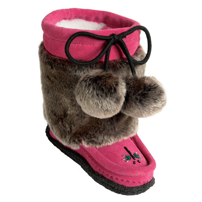 Children's Cloutier 8inch Faux Fur Mukluk