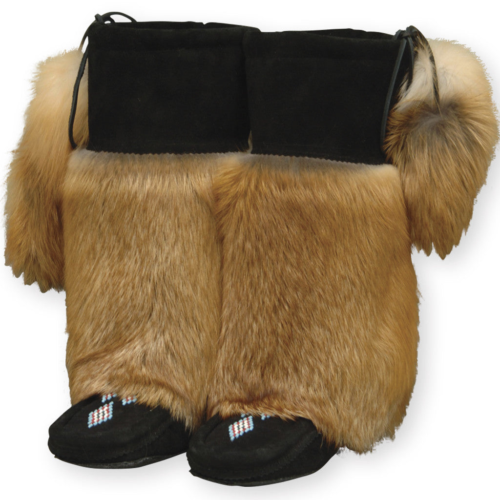 Custom Handmade Natural Red Fox Mukluks