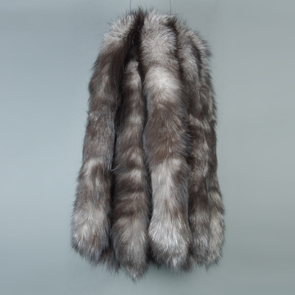 Silver Fox Tail Strip | Fur Ruff Made in Canada — Winnipeg Outfitters